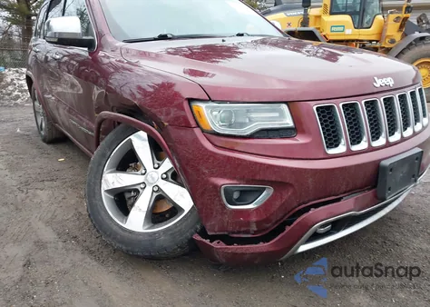 2016 Jeep Grand Cherokee Overland z USA, uszkodzony, nr VIN 1C4RJFCG1GC493602